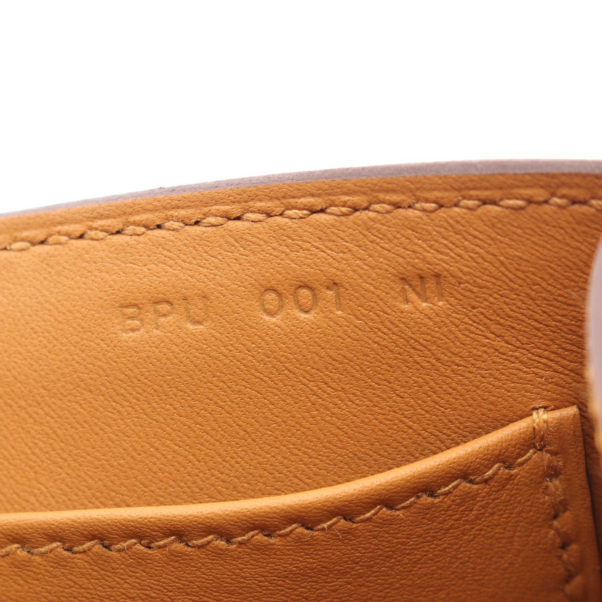 ゲタ セサミ ショルダーバッグ シェーブル イエローブラウン ゴールド金具 B刻印 エルメス バッグ HERMES