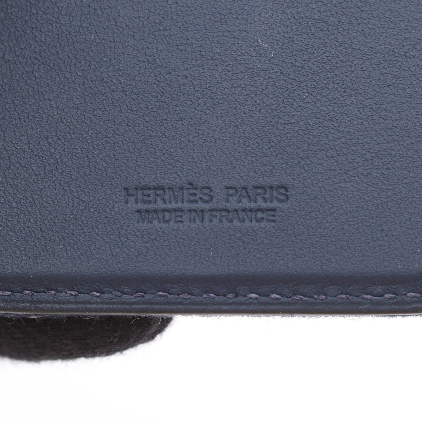 エマン ストール ナンバー MagSafe カードケース ヴォースイフト フェルト ネイビー マルチカラー W刻印 エルメス 財布・小物 HERMES