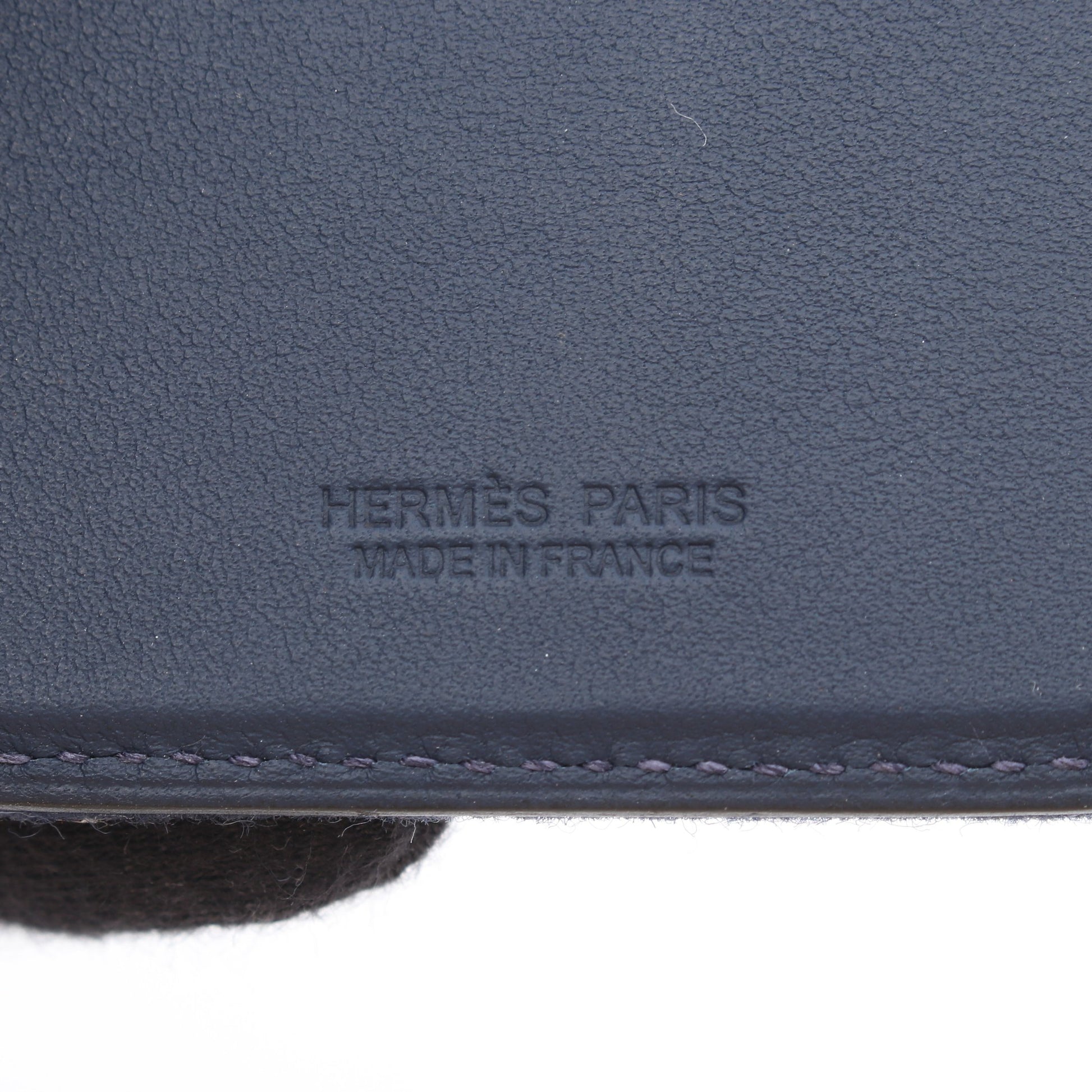 エマン ストール ナンバー MagSafe カードケース ヴォースイフト フェルト ネイビー マルチカラー W刻印 エルメス 財布・小物 HERMES