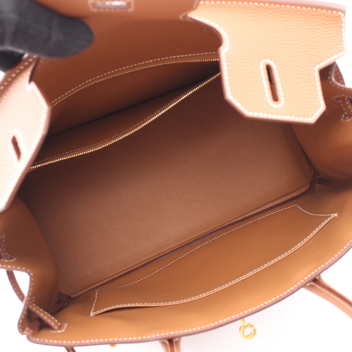 バーキン30 ゴールド ハンドバッグ トゴ ブラウン ゴールド金具 G刻印 エルメス バッグ HERMES