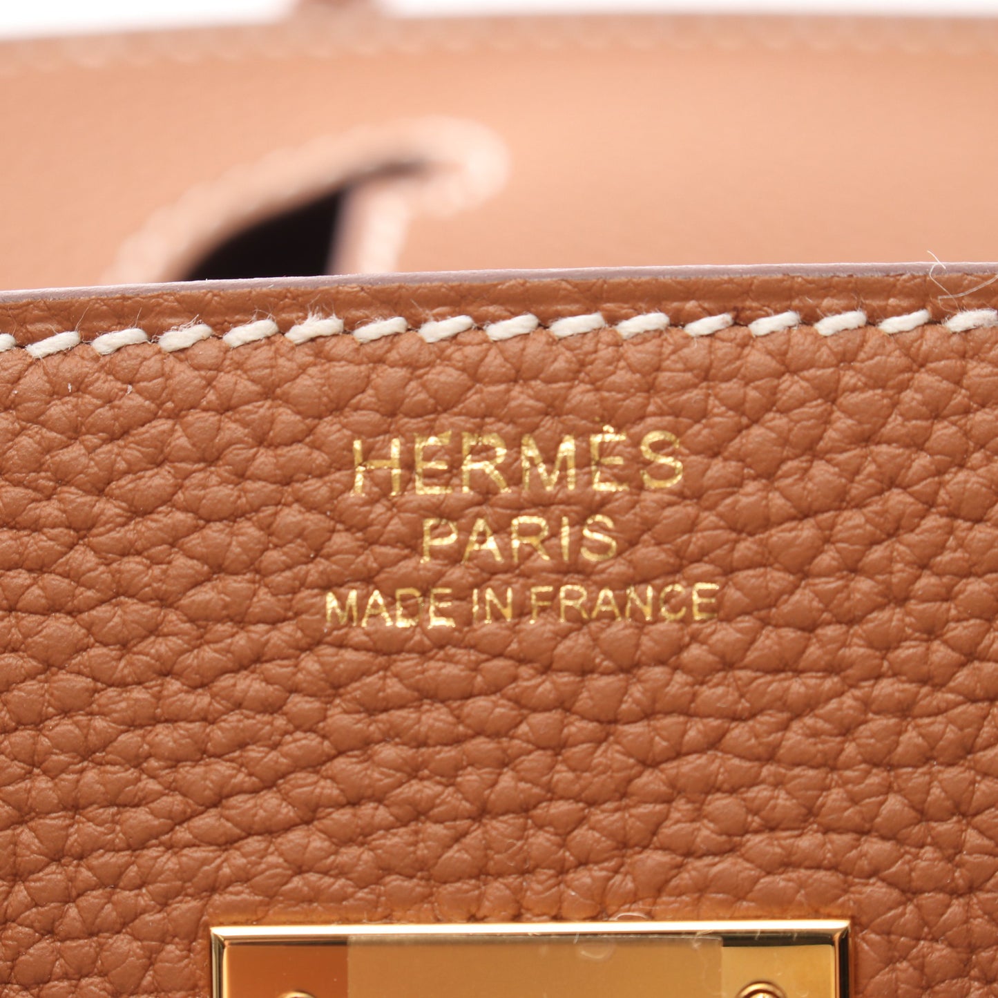 バーキン30 ゴールド ハンドバッグ トゴ ブラウン ゴールド金具 G刻印 エルメス バッグ HERMES