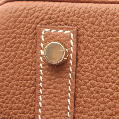 バーキン30 ゴールド ハンドバッグ トゴ ブラウン ゴールド金具 G刻印 エルメス バッグ HERMES
