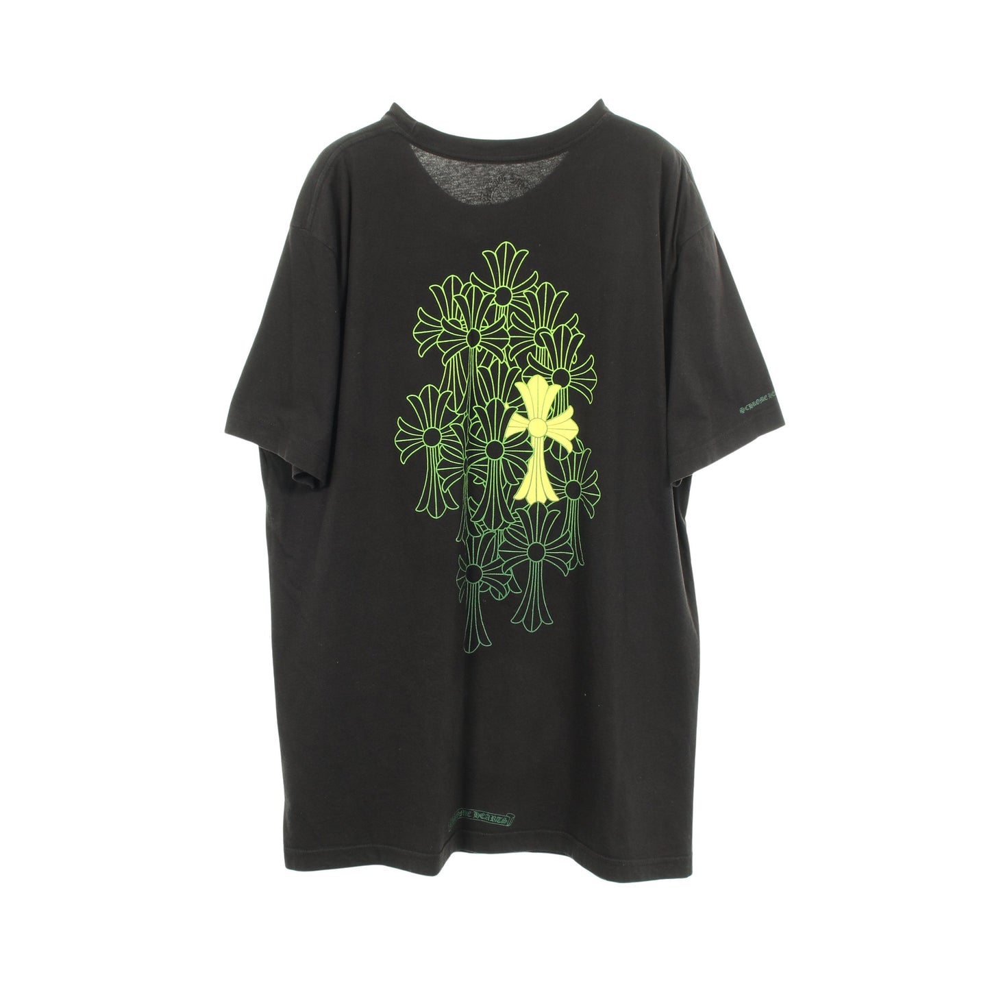 セメタリークロス バックプリント 半袖Tシャツ コットン ブラック グリーン クロムハーツ トップス Chrome Hearts