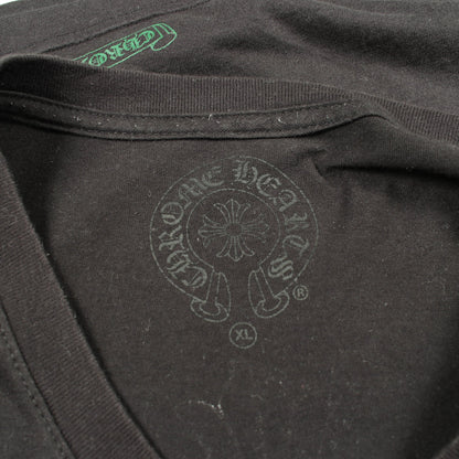 セメタリークロス バックプリント 半袖Tシャツ コットン ブラック グリーン クロムハーツ トップス Chrome Hearts
