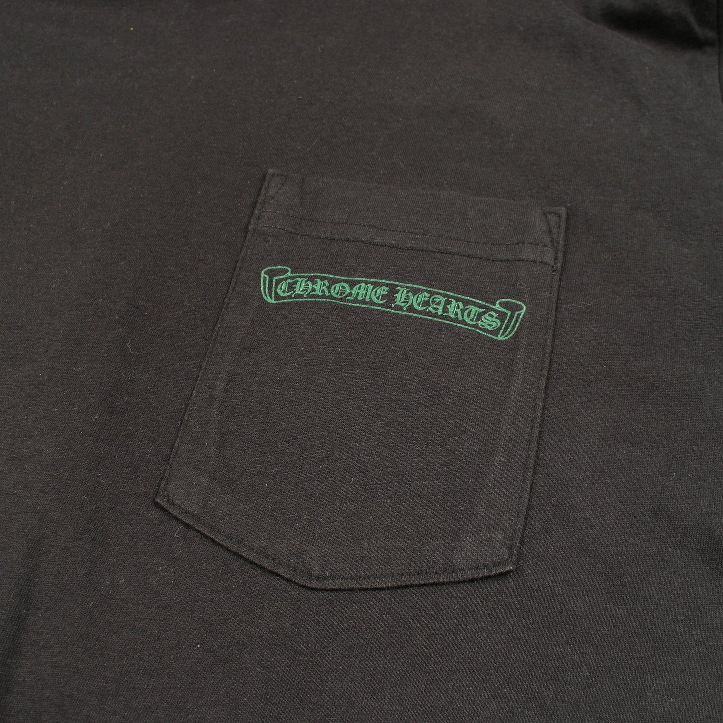 セメタリークロス バックプリント 半袖Tシャツ コットン ブラック グリーン クロムハーツ トップス Chrome Hearts