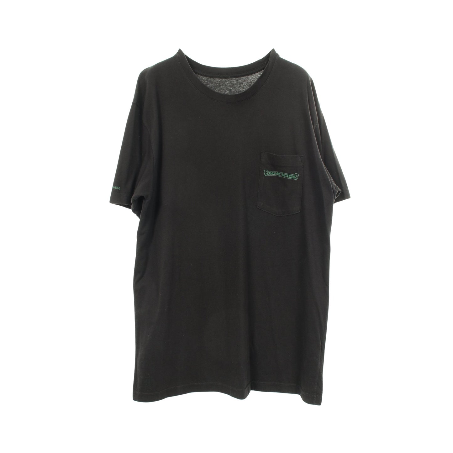 セメタリークロス バックプリント 半袖Tシャツ コットン ブラック グリーン クロムハーツ トップス Chrome Hearts