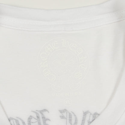 MADE IN HOLLYWOOD PLUS CROSS 長袖Tシャツ コットン ホワイト レッド クロムハーツ