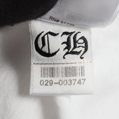 MADE IN HOLLYWOOD PLUS CROSS 長袖Tシャツ コットン ホワイト レッド クロムハーツ