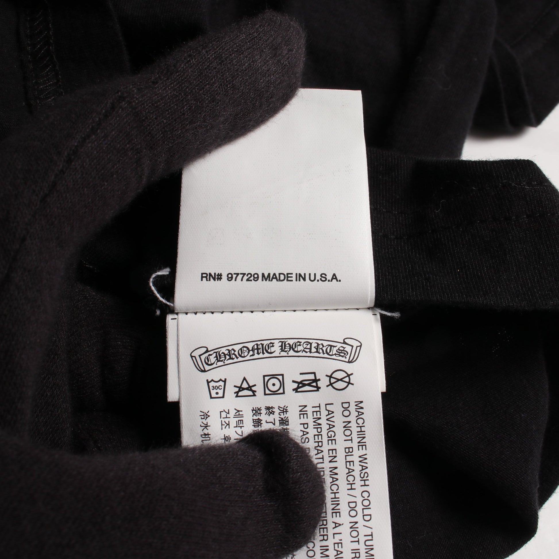 FOTI マハリア 半袖Tシャツ コットン ブラック クロムハーツ トップス Chrome Hearts