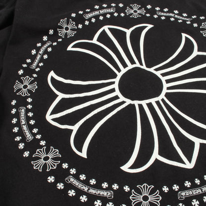 CHプラス バックプリント 長袖Tシャツ コットン ブラック クロムハーツ トップス Chrome Hearts