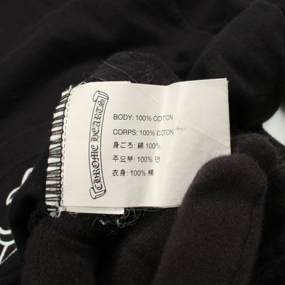 CHプラス バックプリント 長袖Tシャツ コットン ブラック クロムハーツ トップス Chrome Hearts