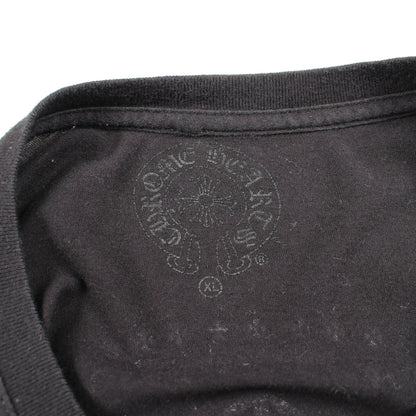 CHプラス バックプリント 長袖Tシャツ コットン ブラック クロムハーツ トップス Chrome Hearts