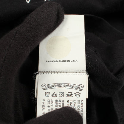CHプラス バックプリント 長袖Tシャツ コットン ブラック クロムハーツ トップス Chrome Hearts