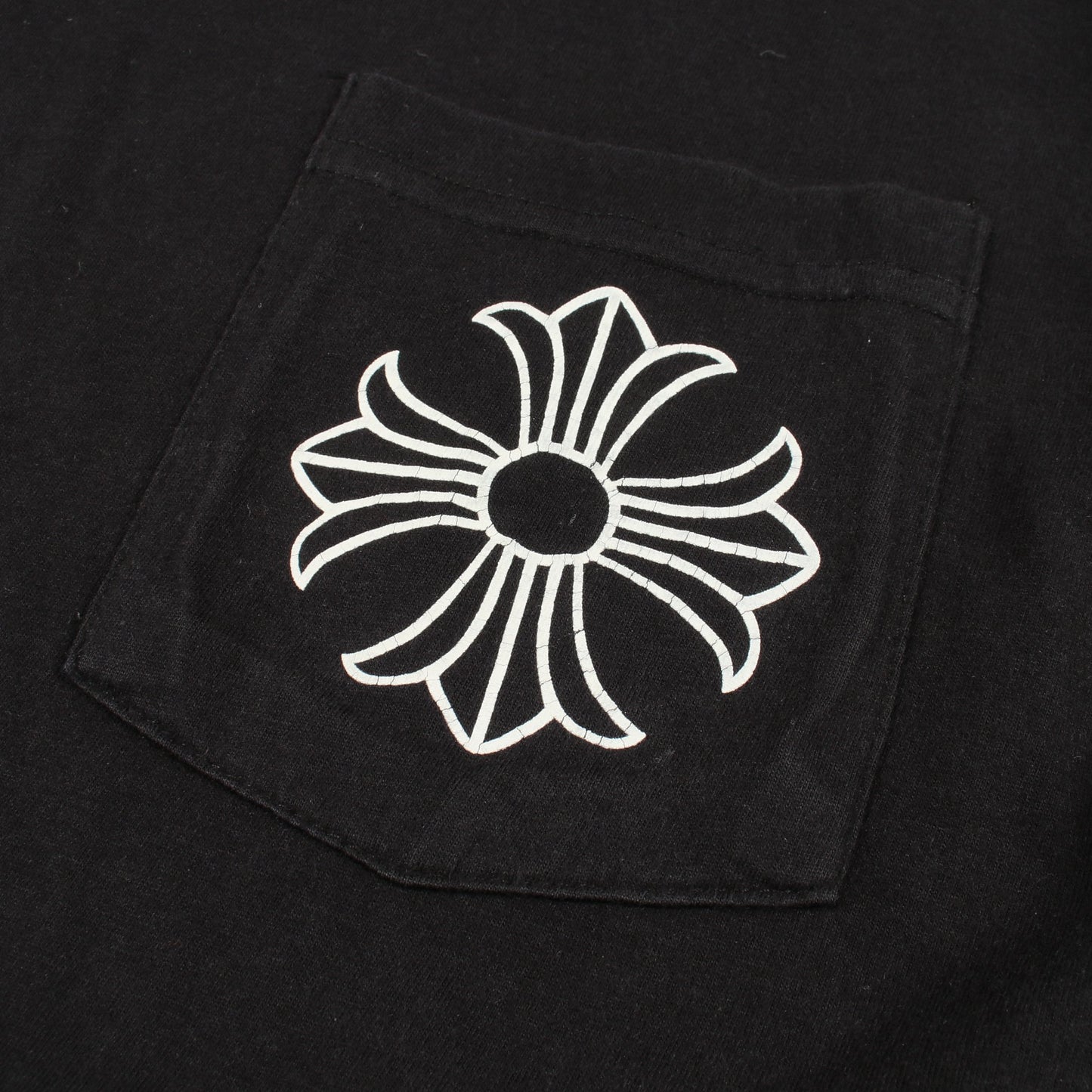 CHプラス バックプリント 長袖Tシャツ コットン ブラック クロムハーツ トップス Chrome Hearts