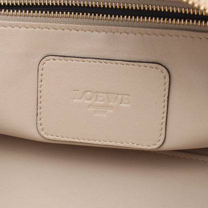 アマソナ28 ハンドバッグ レザー アイボリー ライトパープル ボルドー ロエベ バッグ LOEWE