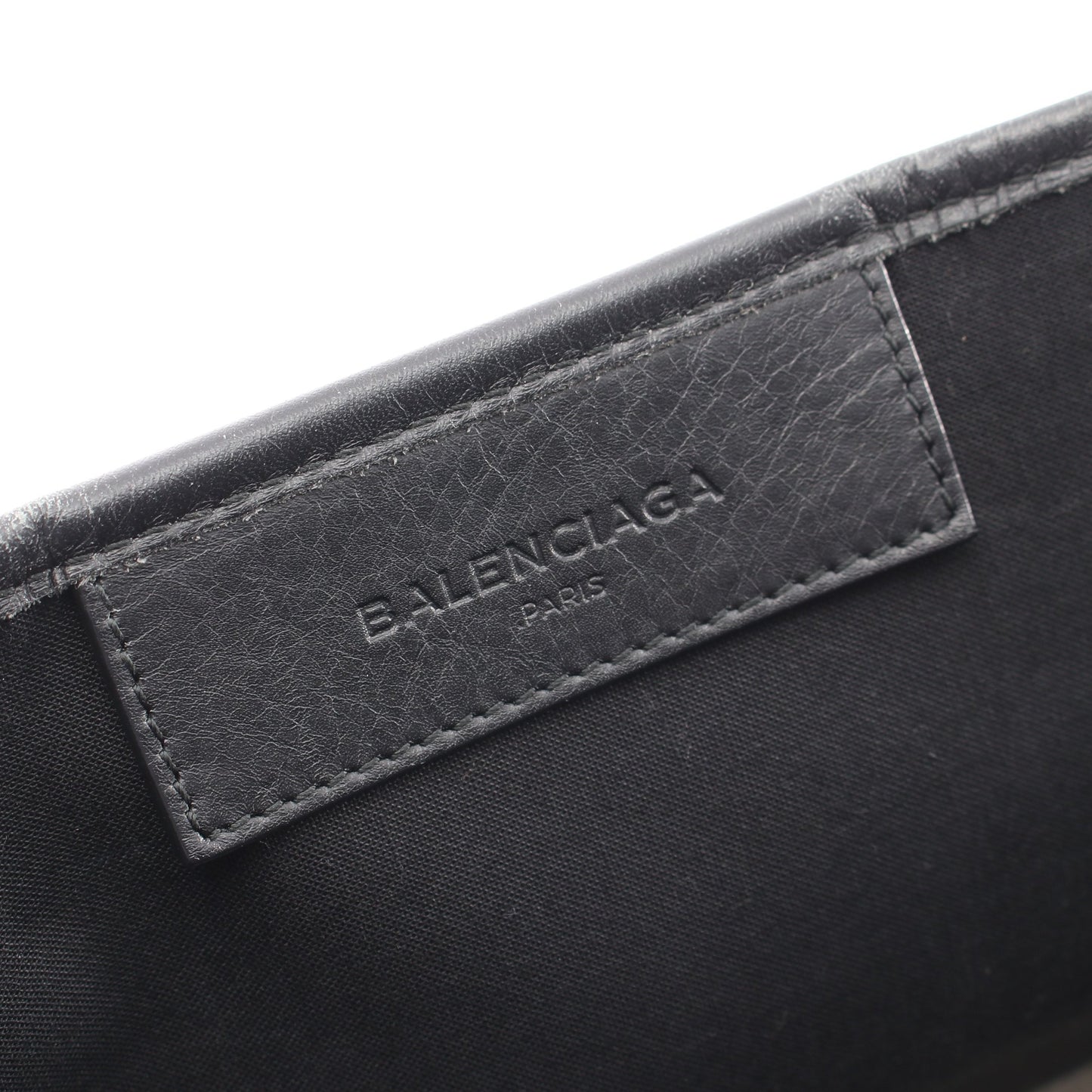 NAVY CABAS S ネイビーカバ ハンドバッグ トートバッグ キャンバス レザー アイボリー ブラック バレンシアガ