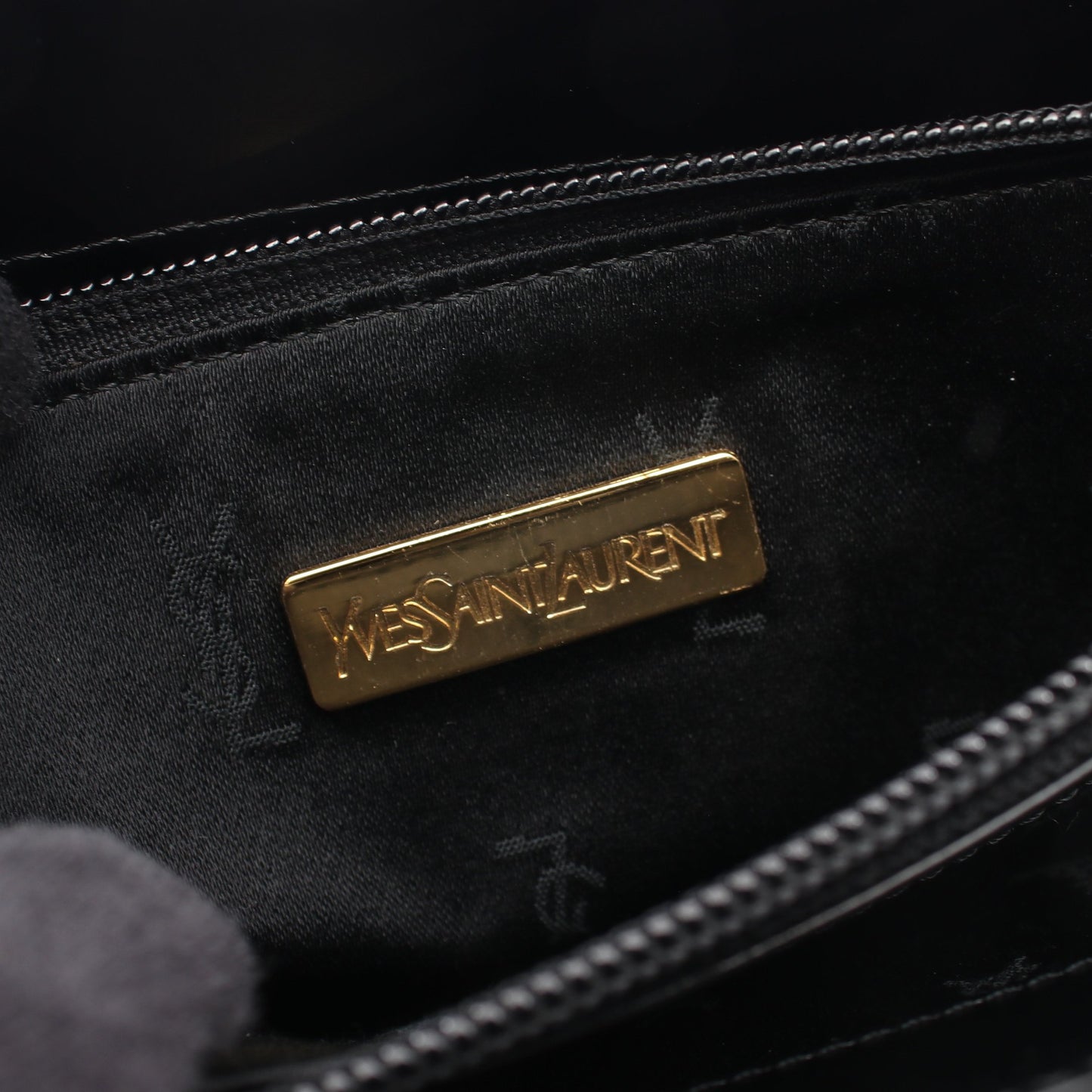 YSLロゴ ハンドバッグ トートバッグ レザー ブラック イヴサンローラン