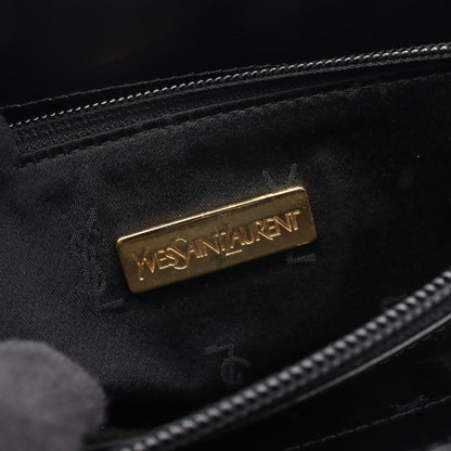 YSLロゴ ハンドバッグ トートバッグ レザー ブラック イヴサンローラン