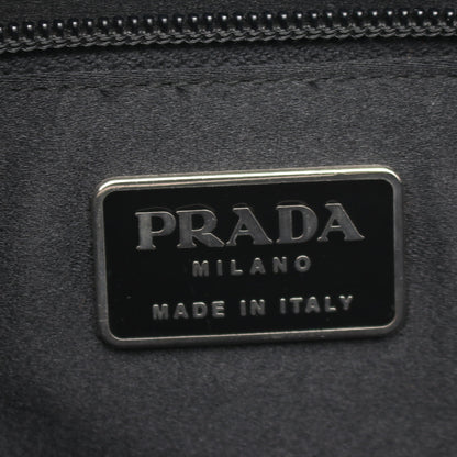 ロゴ ハンドバッグ トートバッグ レザー ブラック プラダ バッグ PRADA