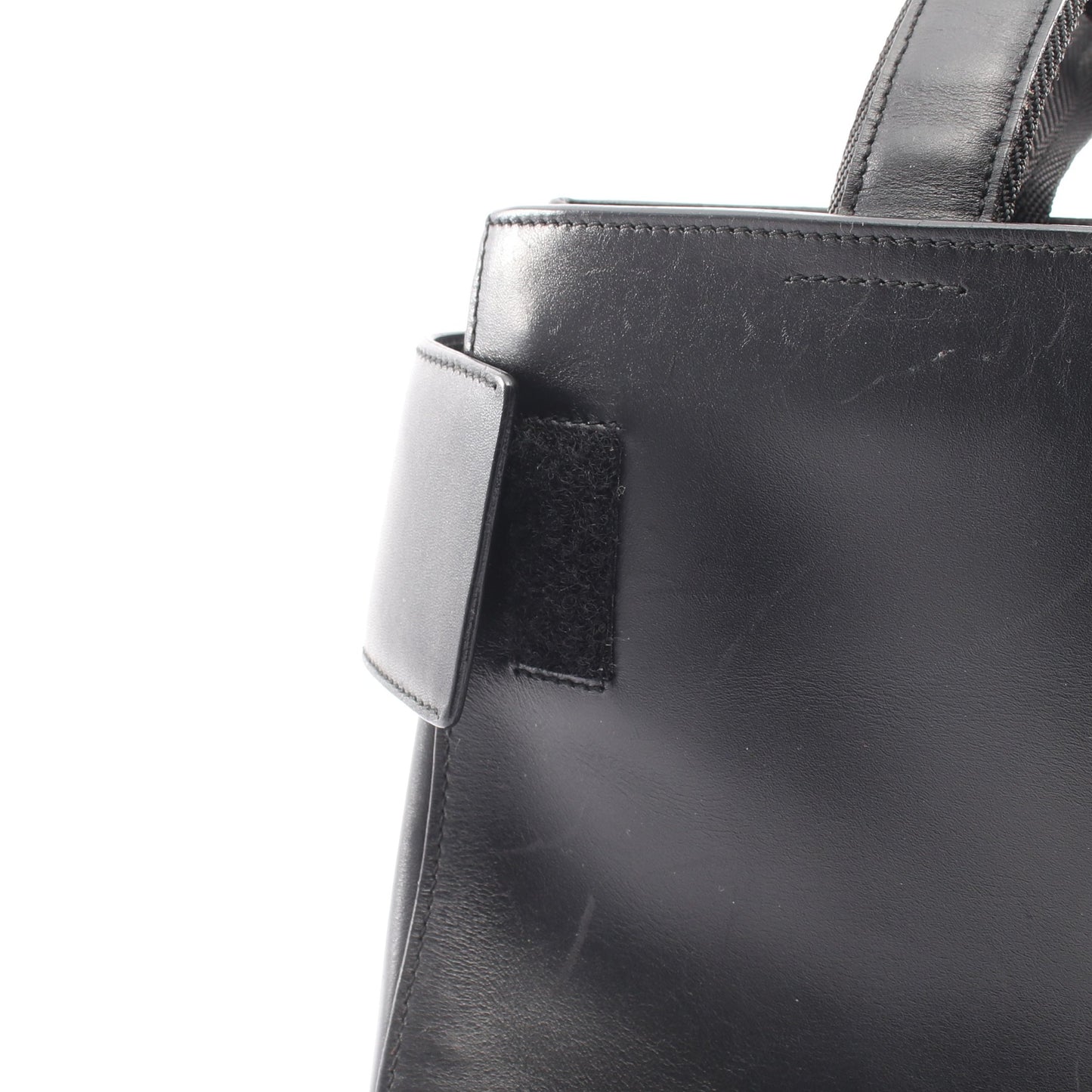ロゴ ハンドバッグ トートバッグ レザー ブラック プラダ バッグ PRADA