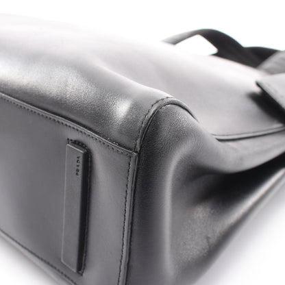 ロゴ ハンドバッグ トートバッグ レザー ブラック プラダ バッグ PRADA
