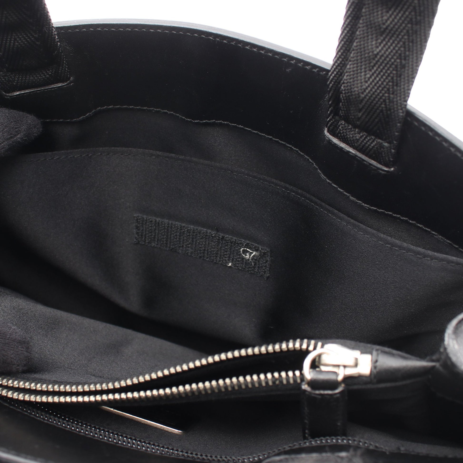 ロゴ ハンドバッグ トートバッグ レザー ブラック プラダ バッグ PRADA