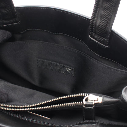 ロゴ ハンドバッグ トートバッグ レザー ブラック プラダ バッグ PRADA