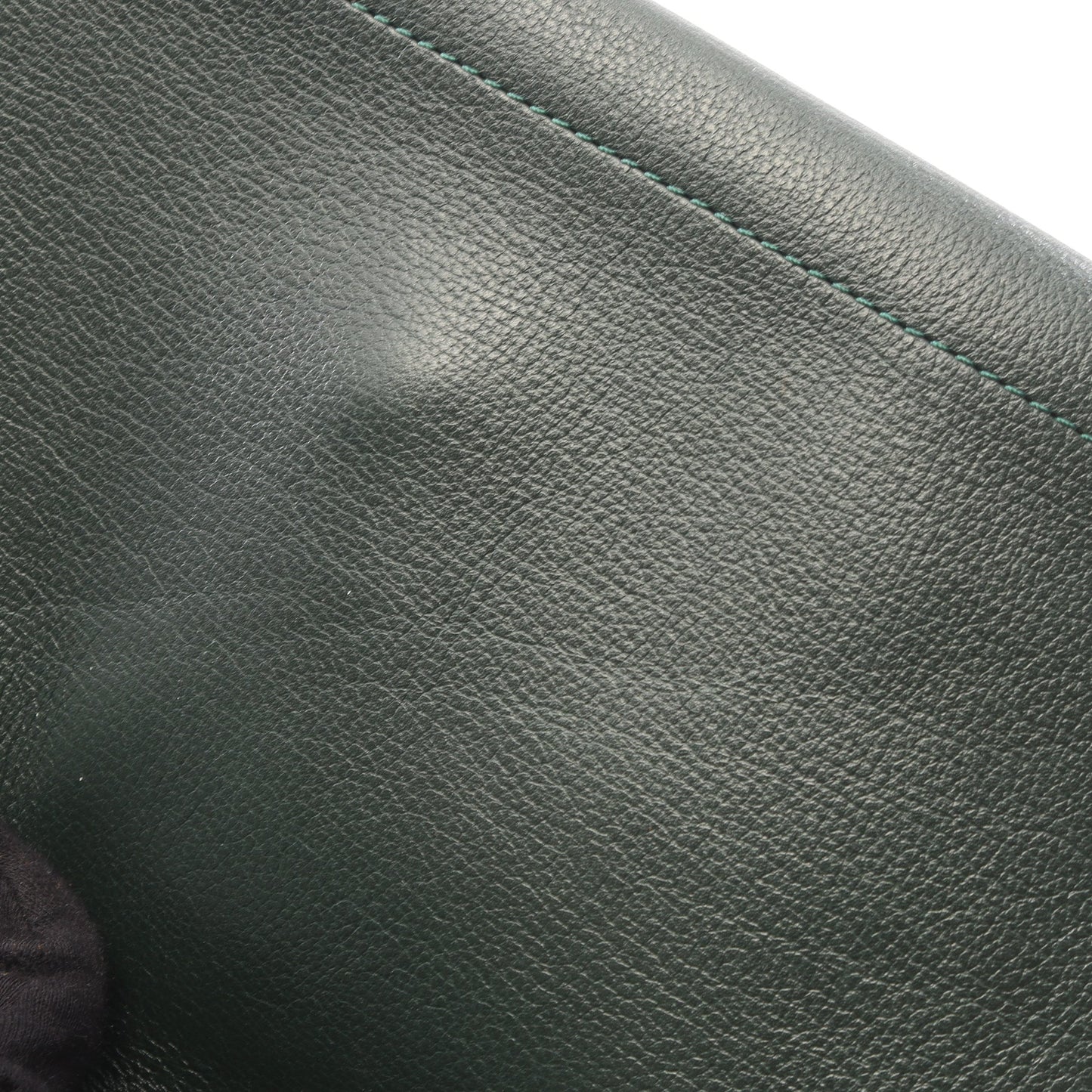 クラッチバッグ レザー ダークグリーン デルヴォー バッグ DELVAUX