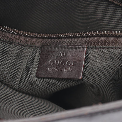 GGスプリーム ショルダーバッグ PVC レザー ベージュ ダークブラウン グッチ バッグ GUCCI