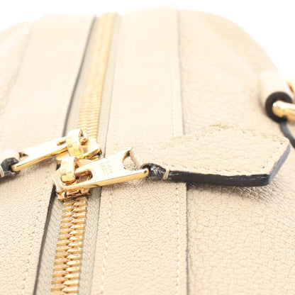 PASEO BAG 2WAY ハンドバッグ レザー ライトベージュ ロエベ