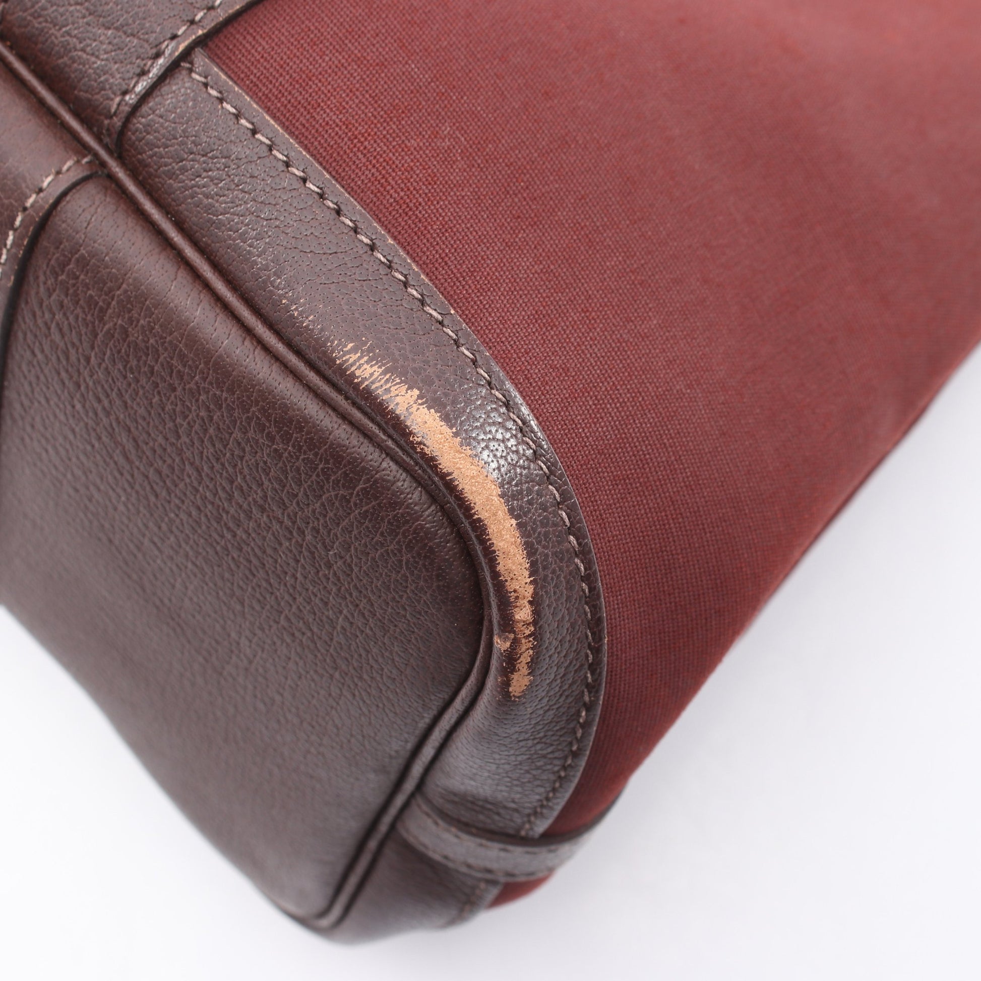 ガーデンパーティTPM 2WAY ハンドバッグ トートバッグ トワルオフィシエ ブッフル ブラウン シルバー金具 エルメス バッグ HERMES