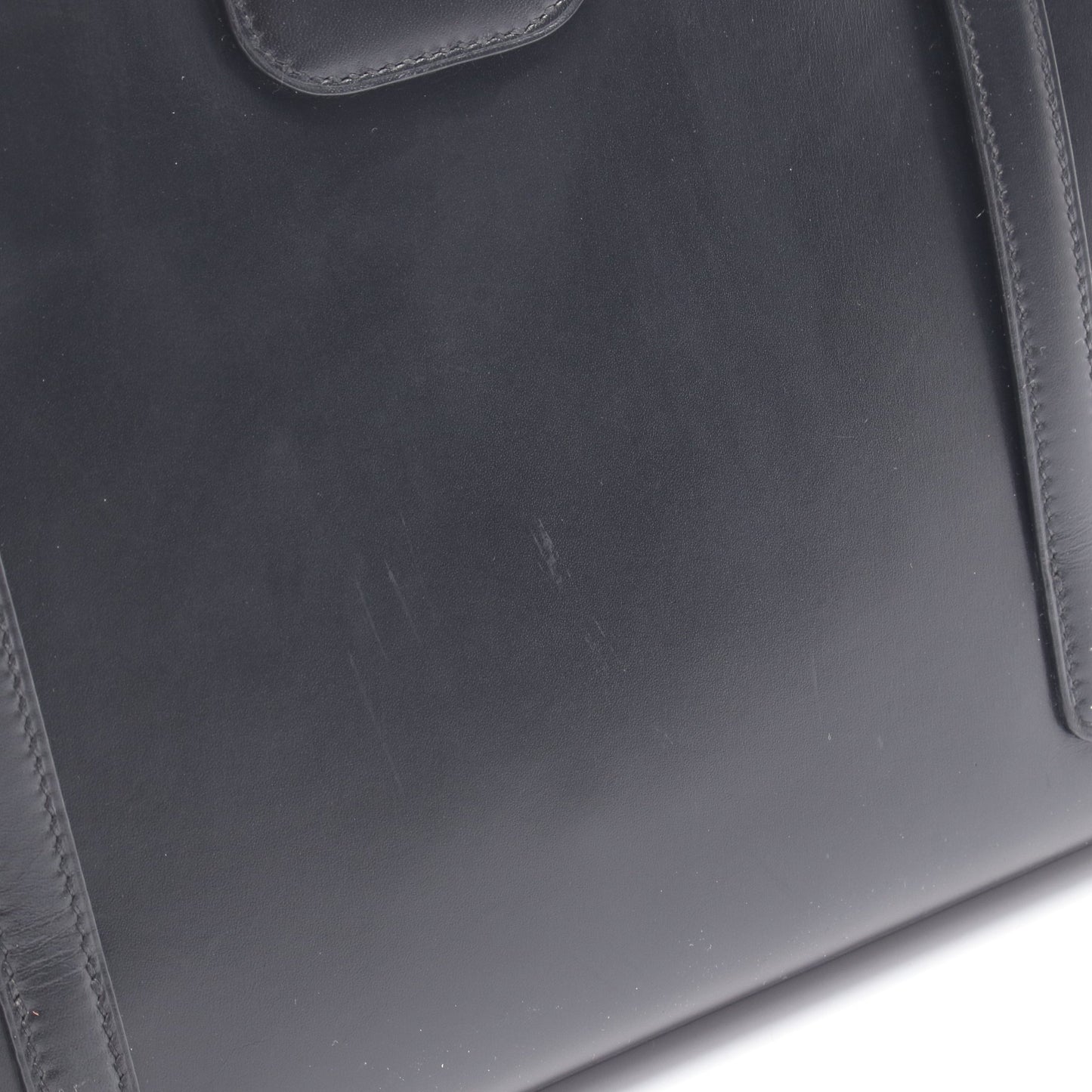 リン ショルダーバッグ トートバッグ ボックスカーフ ブラック シルバー金具 □C刻印 エルメス バッグ HERMES