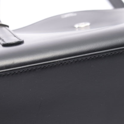 リン ショルダーバッグ トートバッグ ボックスカーフ ブラック シルバー金具 □C刻印 エルメス バッグ HERMES