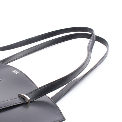 リン ショルダーバッグ トートバッグ ボックスカーフ ブラック シルバー金具 □C刻印 エルメス バッグ HERMES