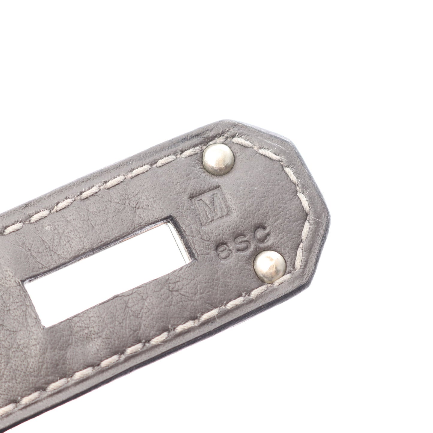 オータクロア40 アルドワーズ ハンドバッグ トリヨンクレマンス グレー シルバー金具 □M刻印 エルメス バッグ HERMES