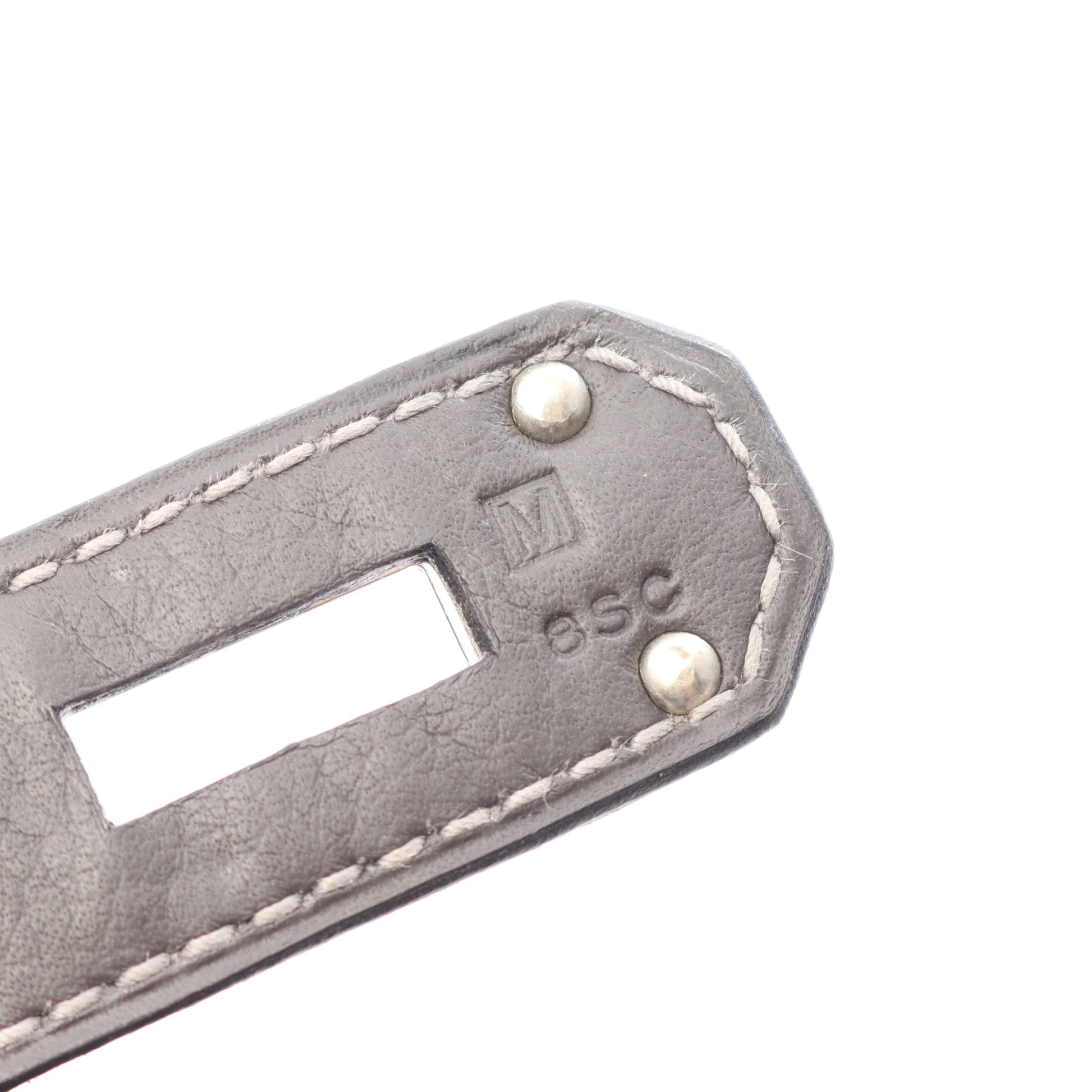 オータクロア40 アルドワーズ ハンドバッグ トリヨンクレマンス グレー シルバー金具 □M刻印 エルメス バッグ HERMES