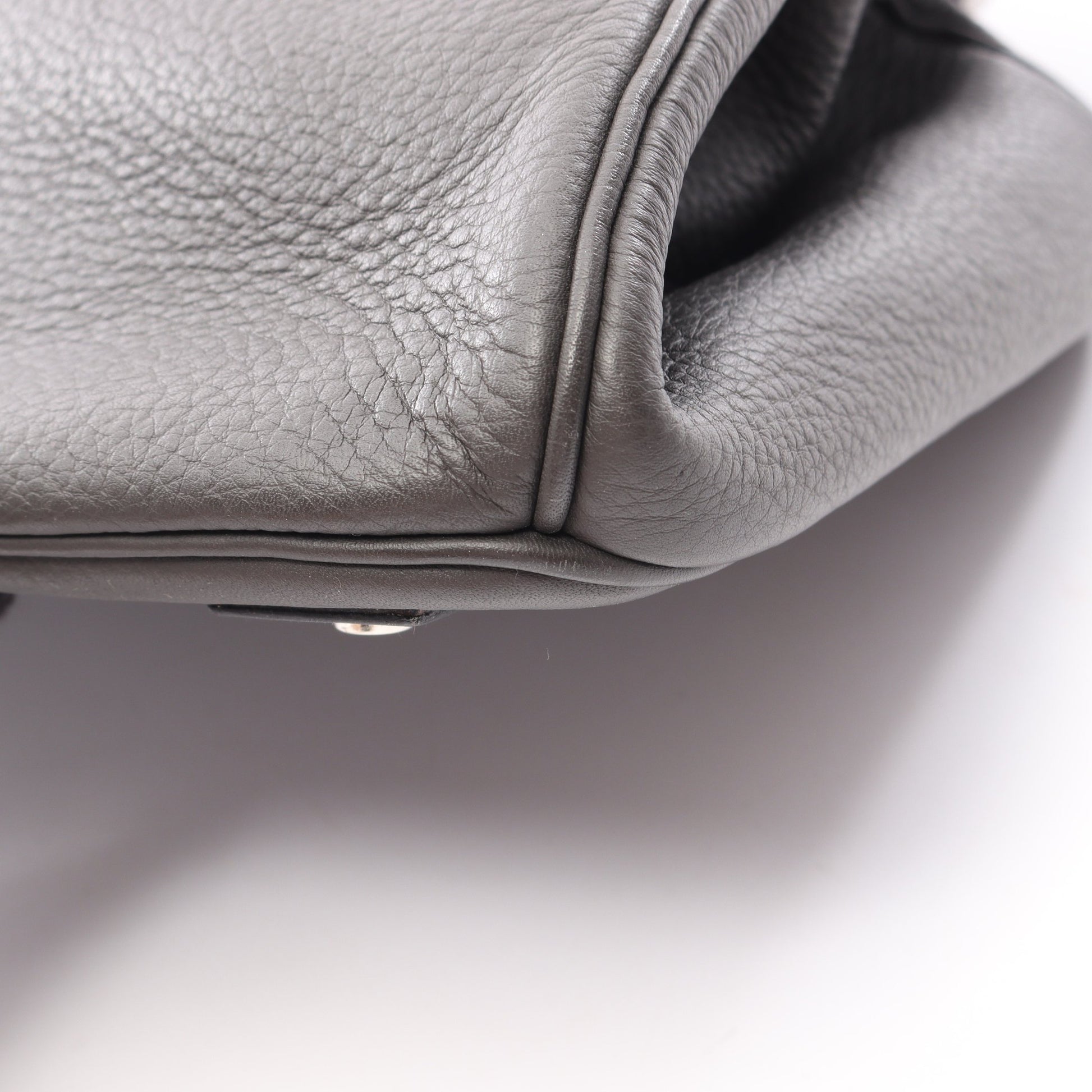 オータクロア40 アルドワーズ ハンドバッグ トリヨンクレマンス グレー シルバー金具 □M刻印 エルメス バッグ HERMES