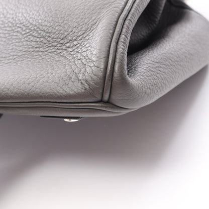 オータクロア40 アルドワーズ ハンドバッグ トリヨンクレマンス グレー シルバー金具 □M刻印 エルメス バッグ HERMES