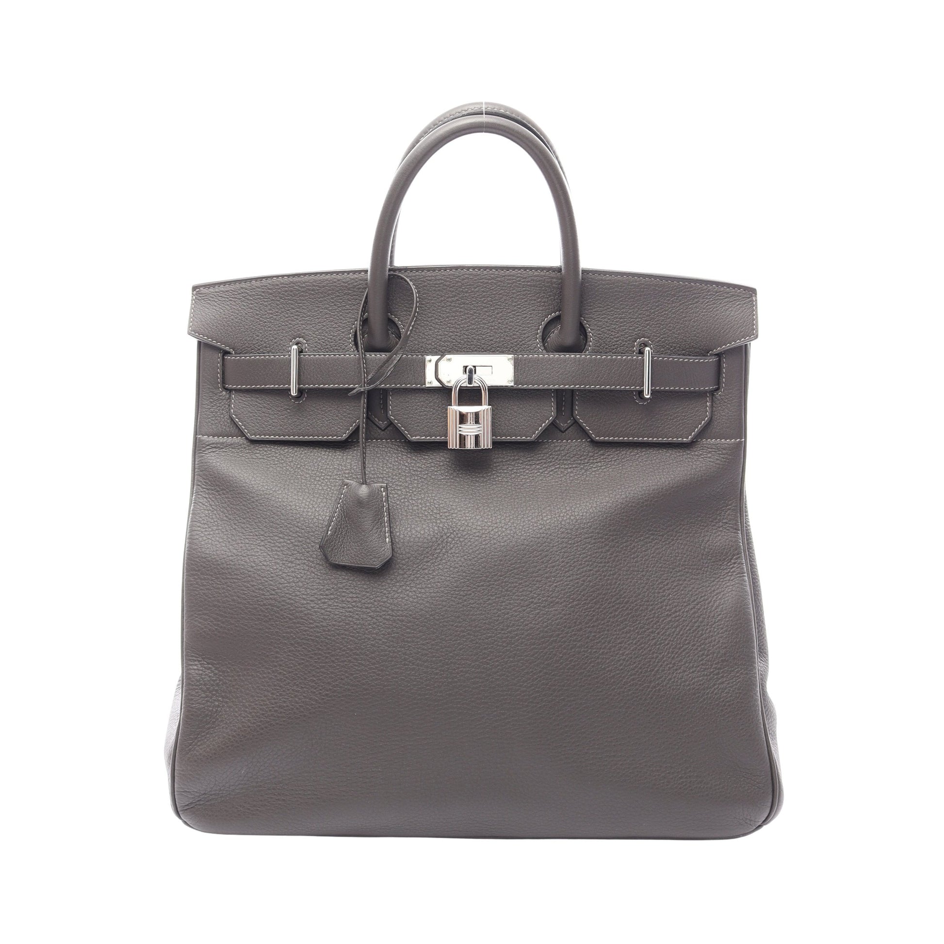 オータクロア40 アルドワーズ ハンドバッグ トリヨンクレマンス グレー シルバー金具 □M刻印 エルメス バッグ HERMES