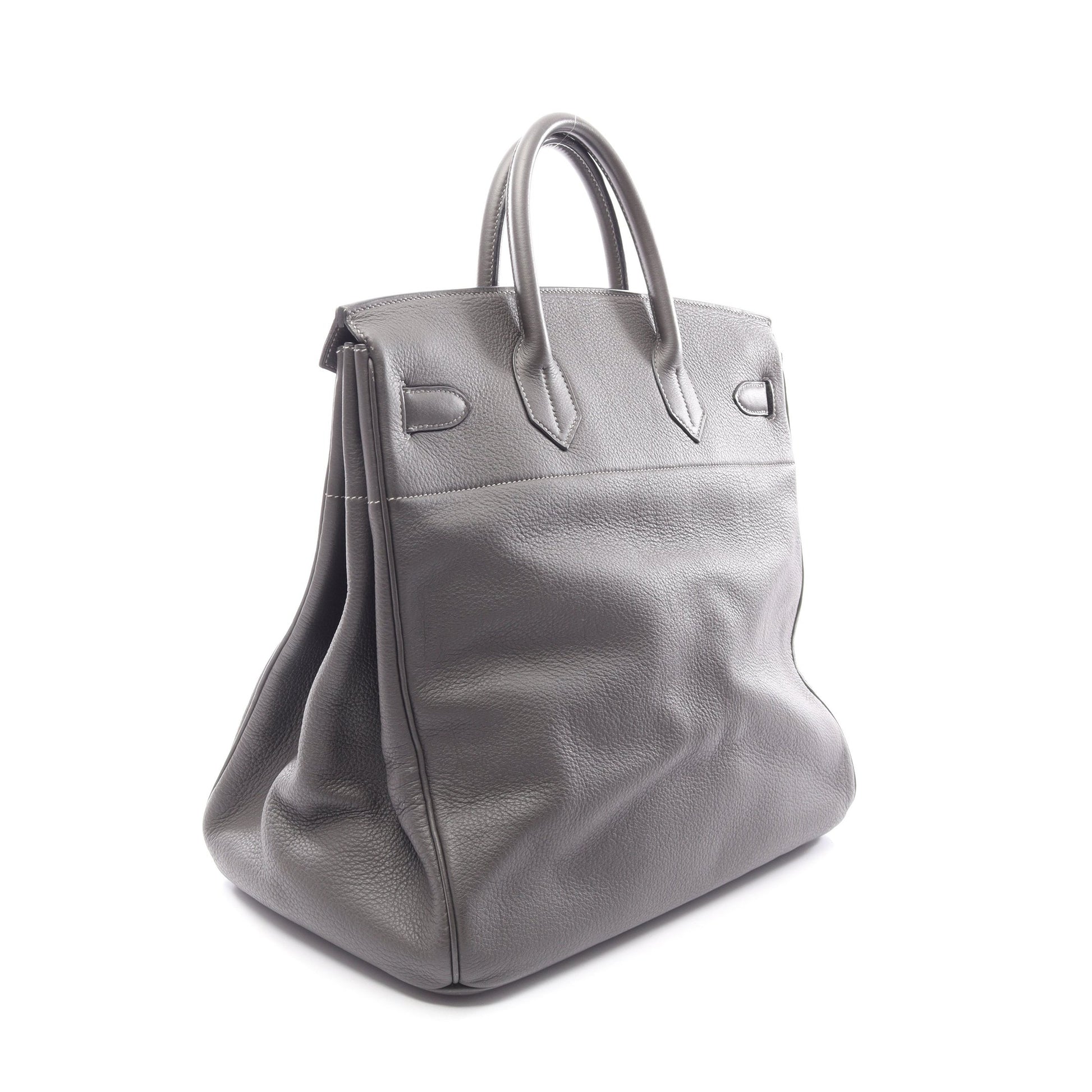 オータクロア40 アルドワーズ ハンドバッグ トリヨンクレマンス グレー シルバー金具 □M刻印 エルメス バッグ HERMES