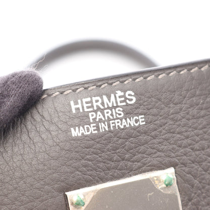 オータクロア40 アルドワーズ ハンドバッグ トリヨンクレマンス グレー シルバー金具 □M刻印 エルメス バッグ HERMES