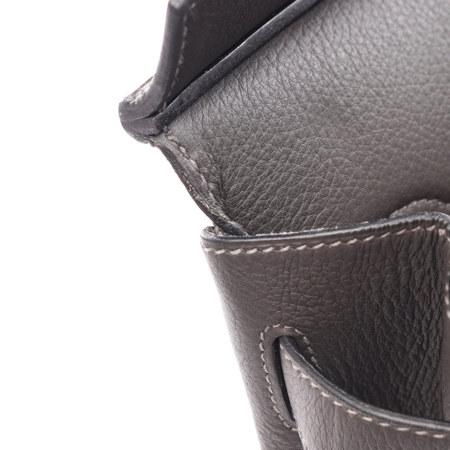オータクロア40 アルドワーズ ハンドバッグ トリヨンクレマンス グレー シルバー金具 □M刻印 エルメス バッグ HERMES