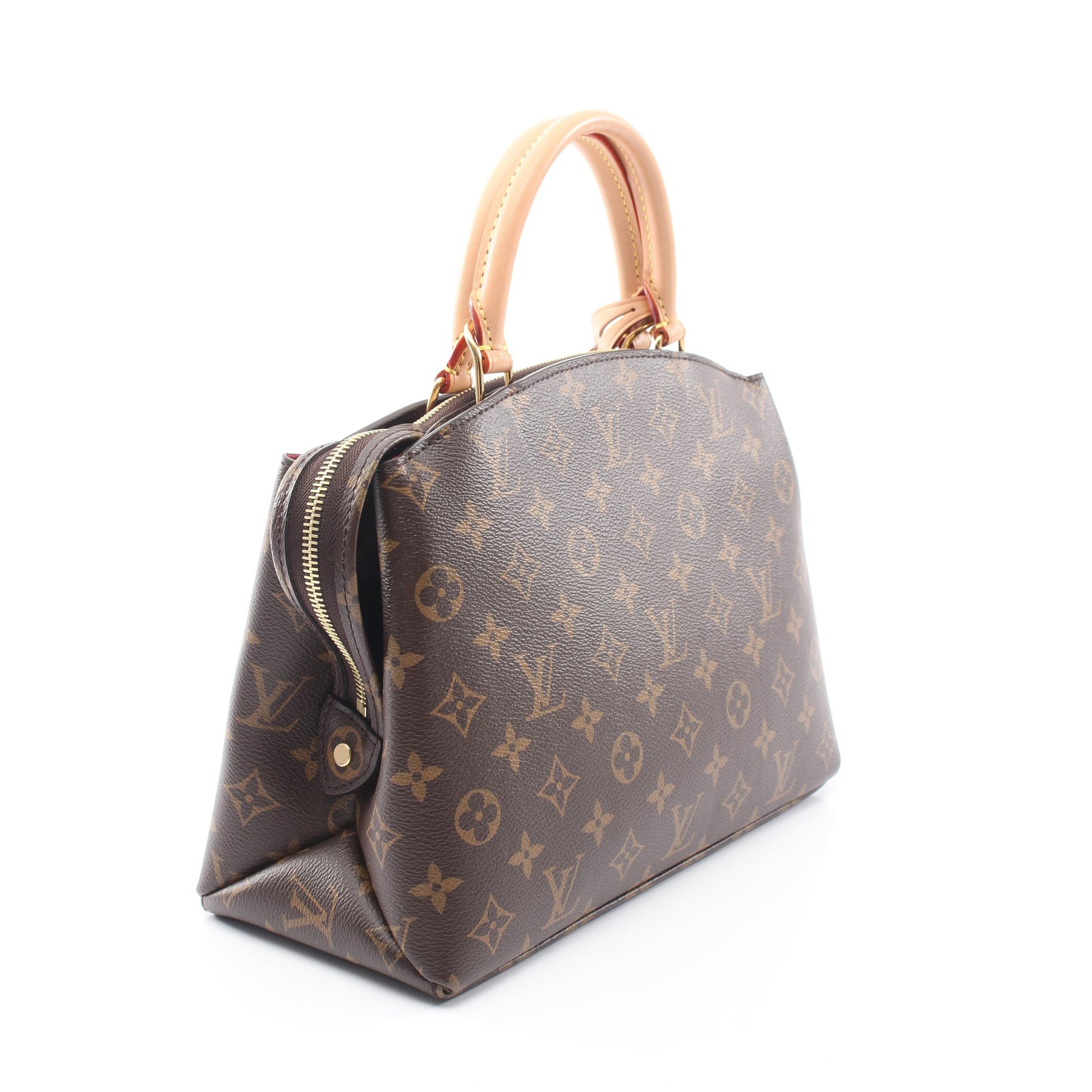 プティ パレPM モノグラム 2WAY ハンドバッグ PVC レザー ブラウン ルイヴィトン バッグ LOUIS VUITTON