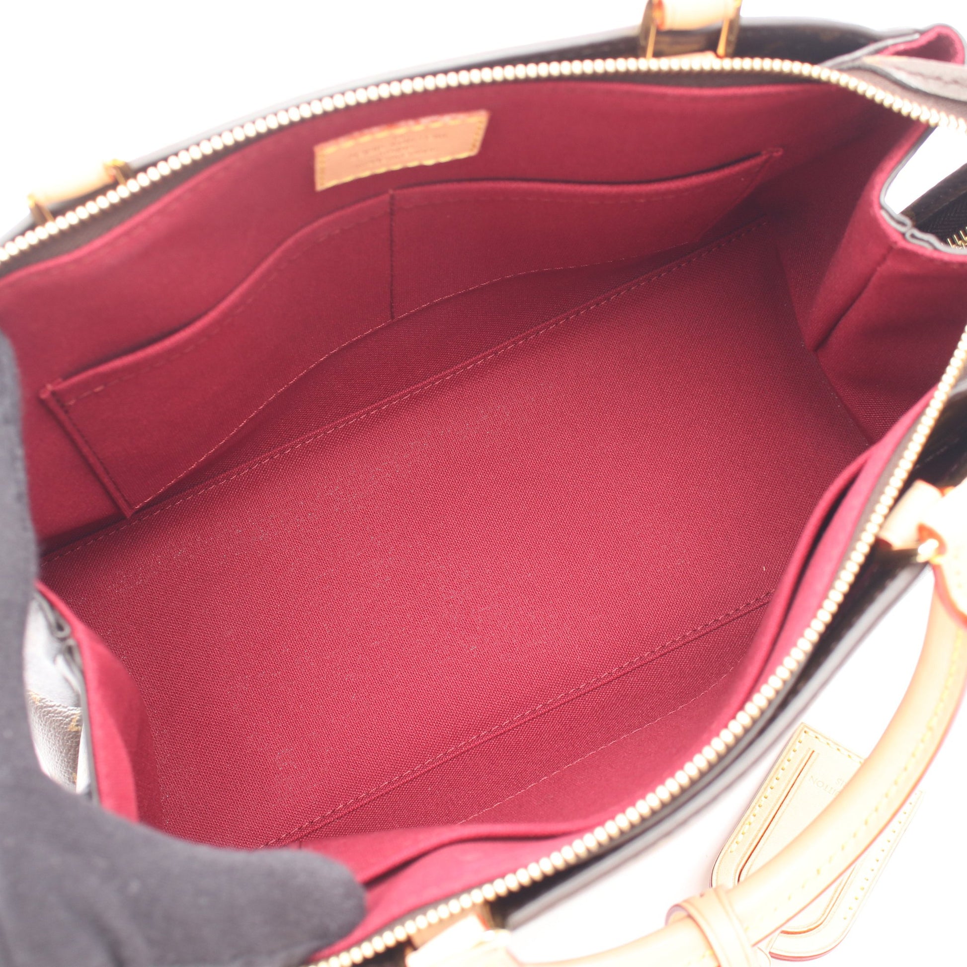 プティ パレPM モノグラム 2WAY ハンドバッグ PVC レザー ブラウン ルイヴィトン バッグ LOUIS VUITTON