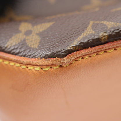 カバピアノ モノグラム ショルダーバッグ PVC レザー ブラウン ルイヴィトン バッグ LOUIS VUITTON