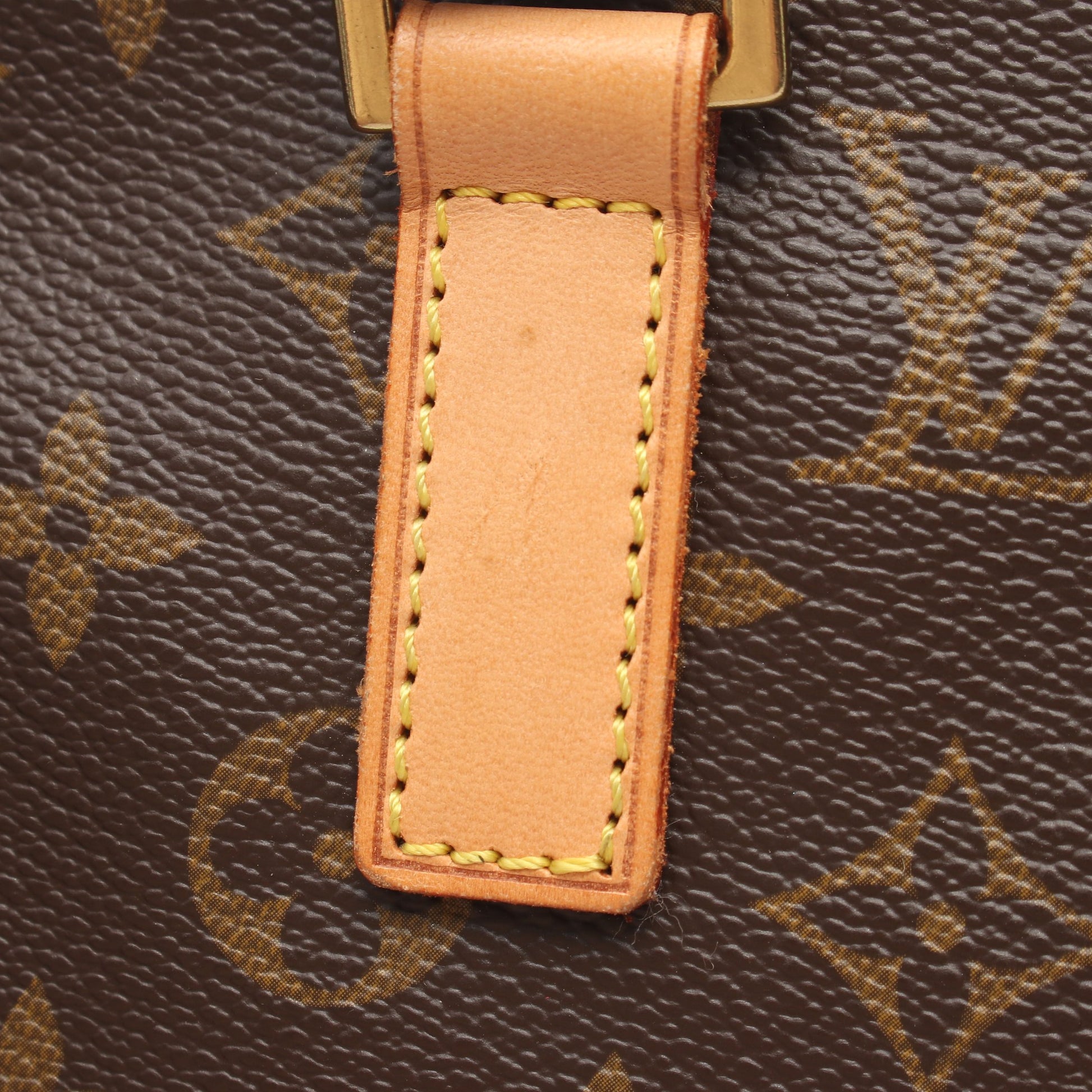 カバピアノ モノグラム ショルダーバッグ PVC レザー ブラウン ルイヴィトン バッグ LOUIS VUITTON