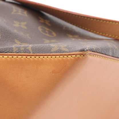 カバピアノ モノグラム ショルダーバッグ PVC レザー ブラウン ルイヴィトン バッグ LOUIS VUITTON