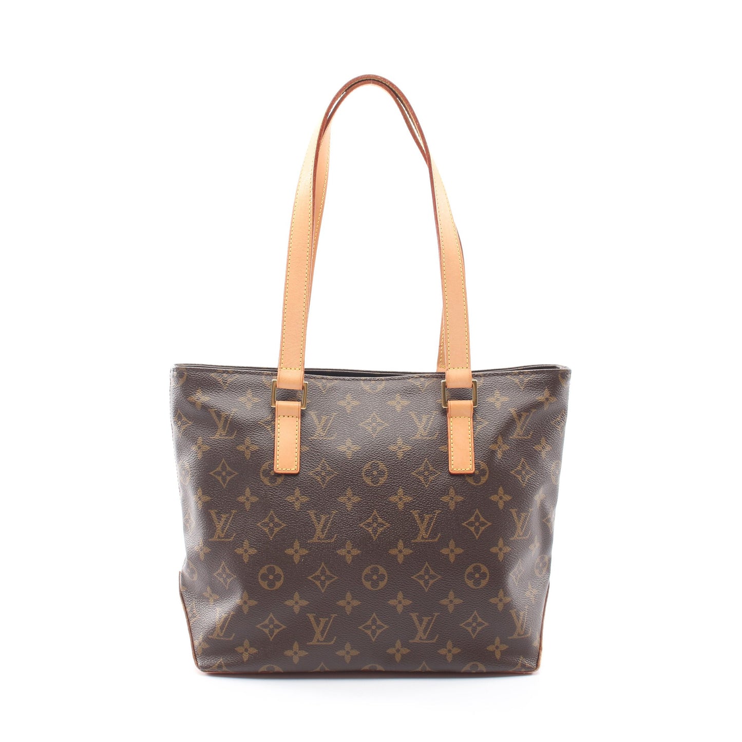 カバピアノ モノグラム ショルダーバッグ PVC レザー ブラウン ルイヴィトン バッグ LOUIS VUITTON