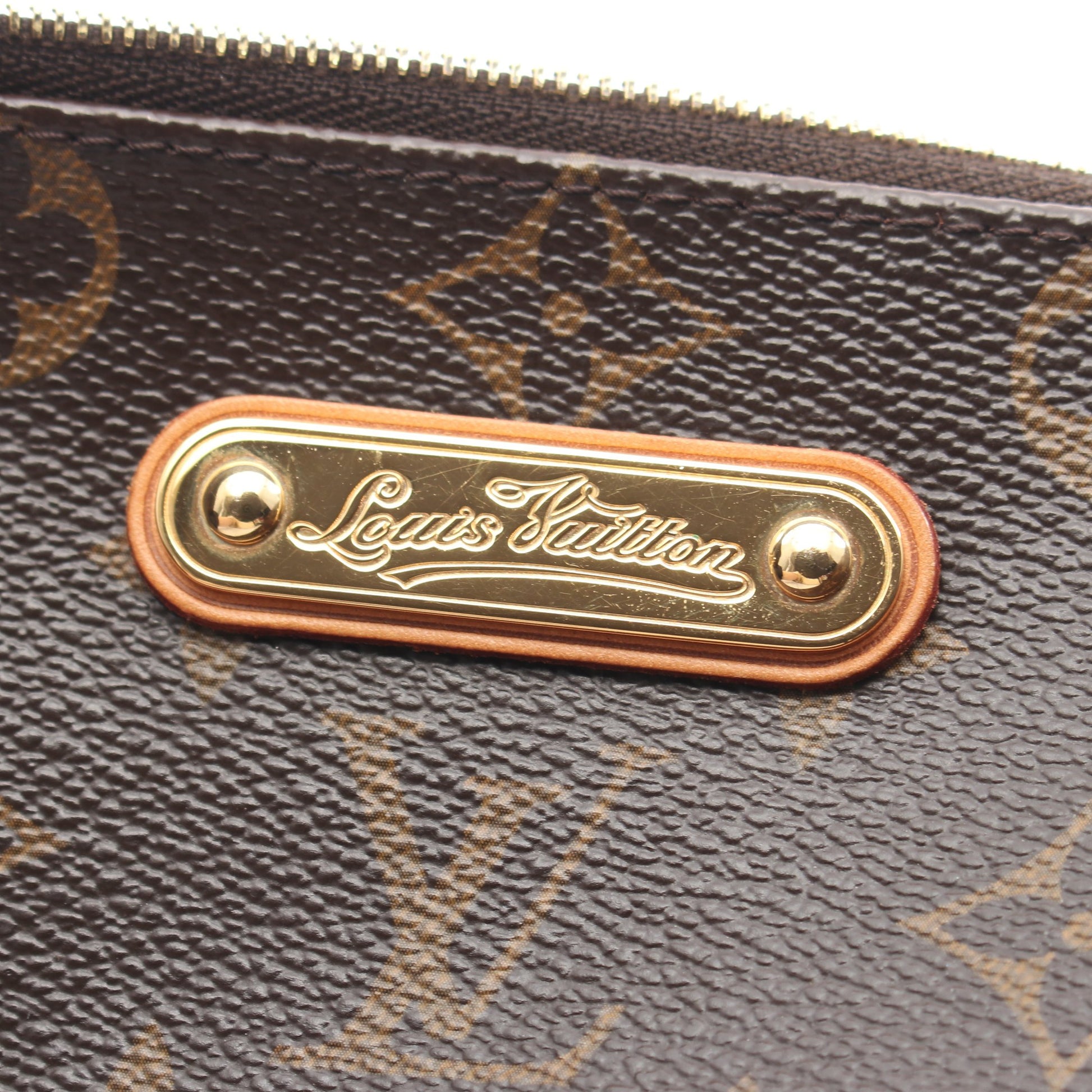 エヴァ モノグラム 2WAY チェーンショルダーバッグ PVC レザー ブラウン ルイヴィトン バッグ LOUIS VUITTON
