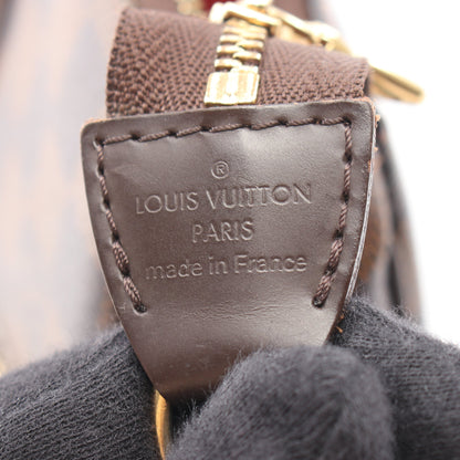 エヴァ ダミエエベヌ チェーンハンドバッグ PVC レザー ブラウン ルイヴィトン バッグ LOUIS VUITTON